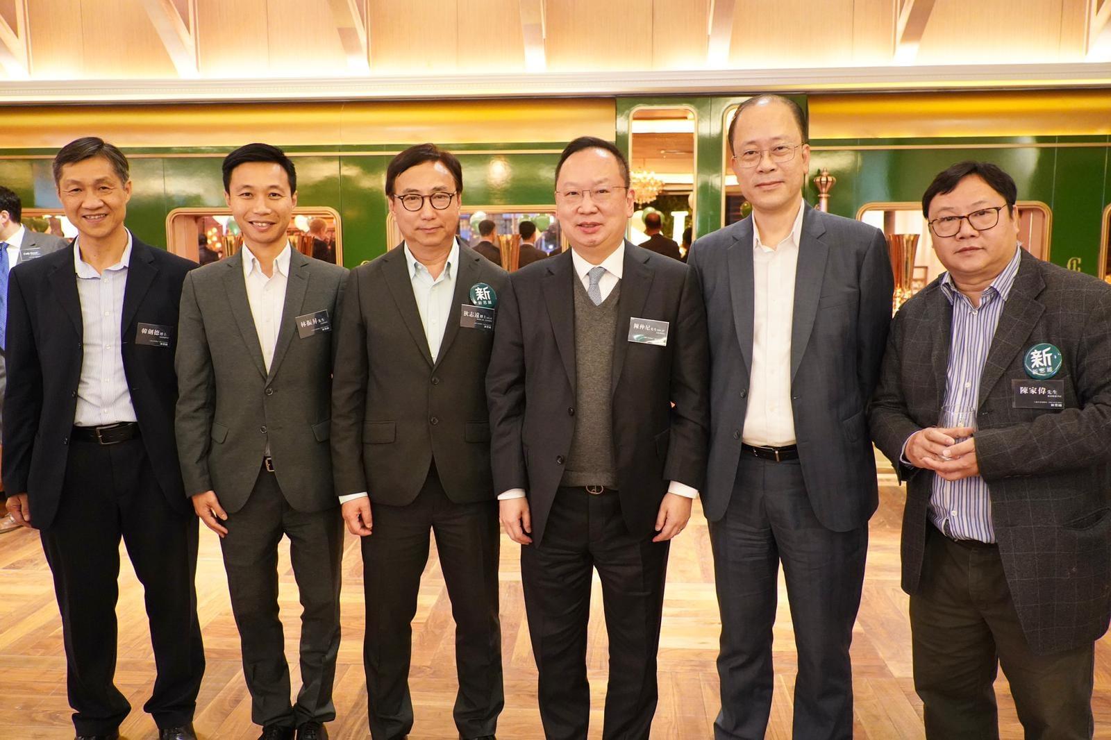 新思維昨日舉行八周年晚宴。 (林振昇Facebook圖片)