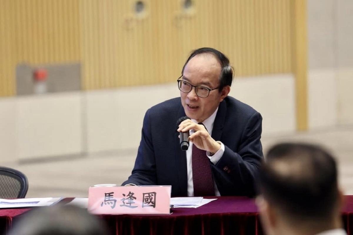 馬逢國在全國兩會精神座談會發言分享。(李家超FB)