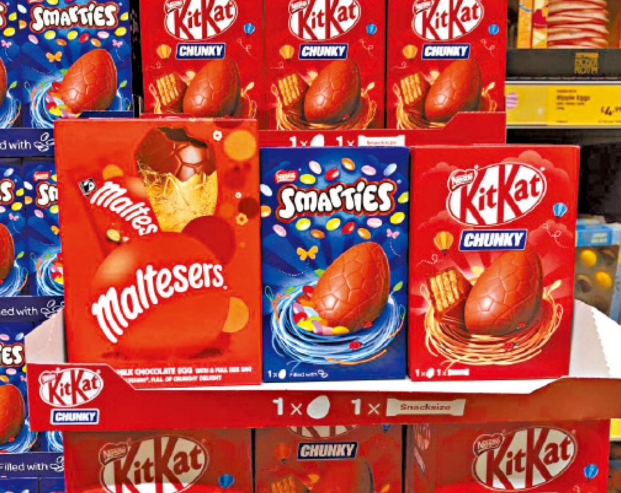 復活節 朱古力蛋 麥提莎 Smarties KitKat