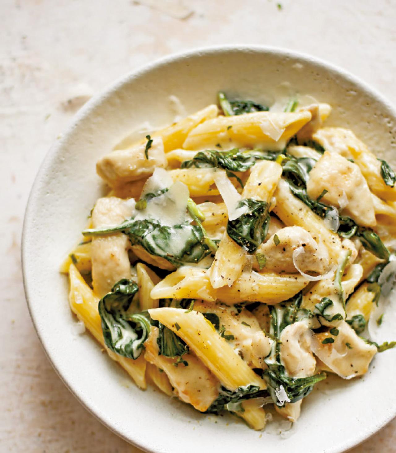 雞肉菠菜長通粉