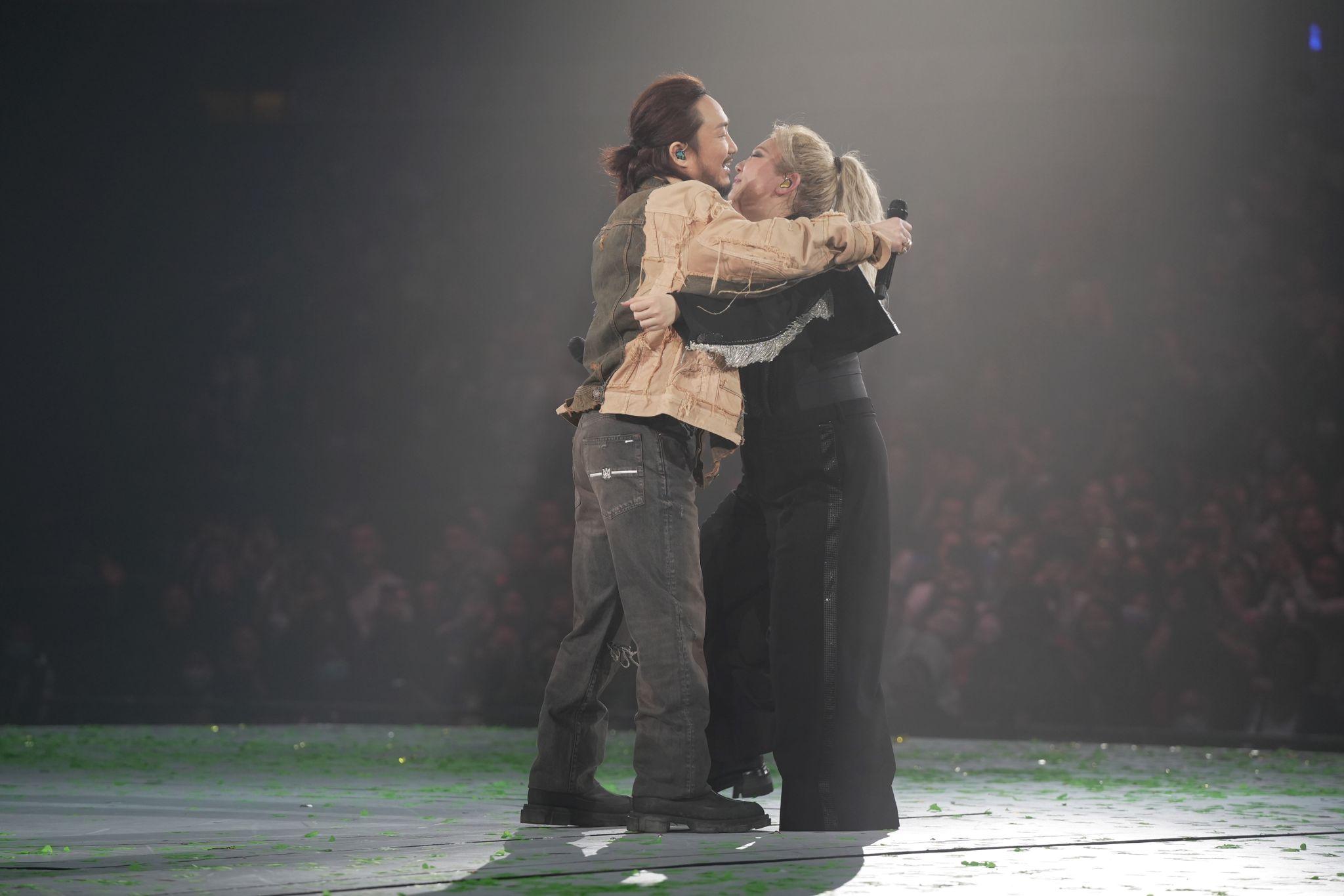 昨晚邀請了鄭中基擔任表演嘉賓