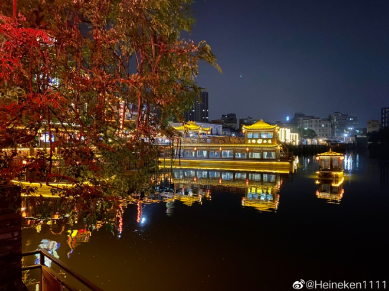 月醉西溪有「東莞小麗江」的美譽 (Weibo@ Heineken1111)