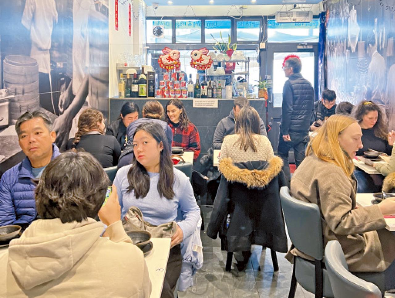 倫敦長龍點心店