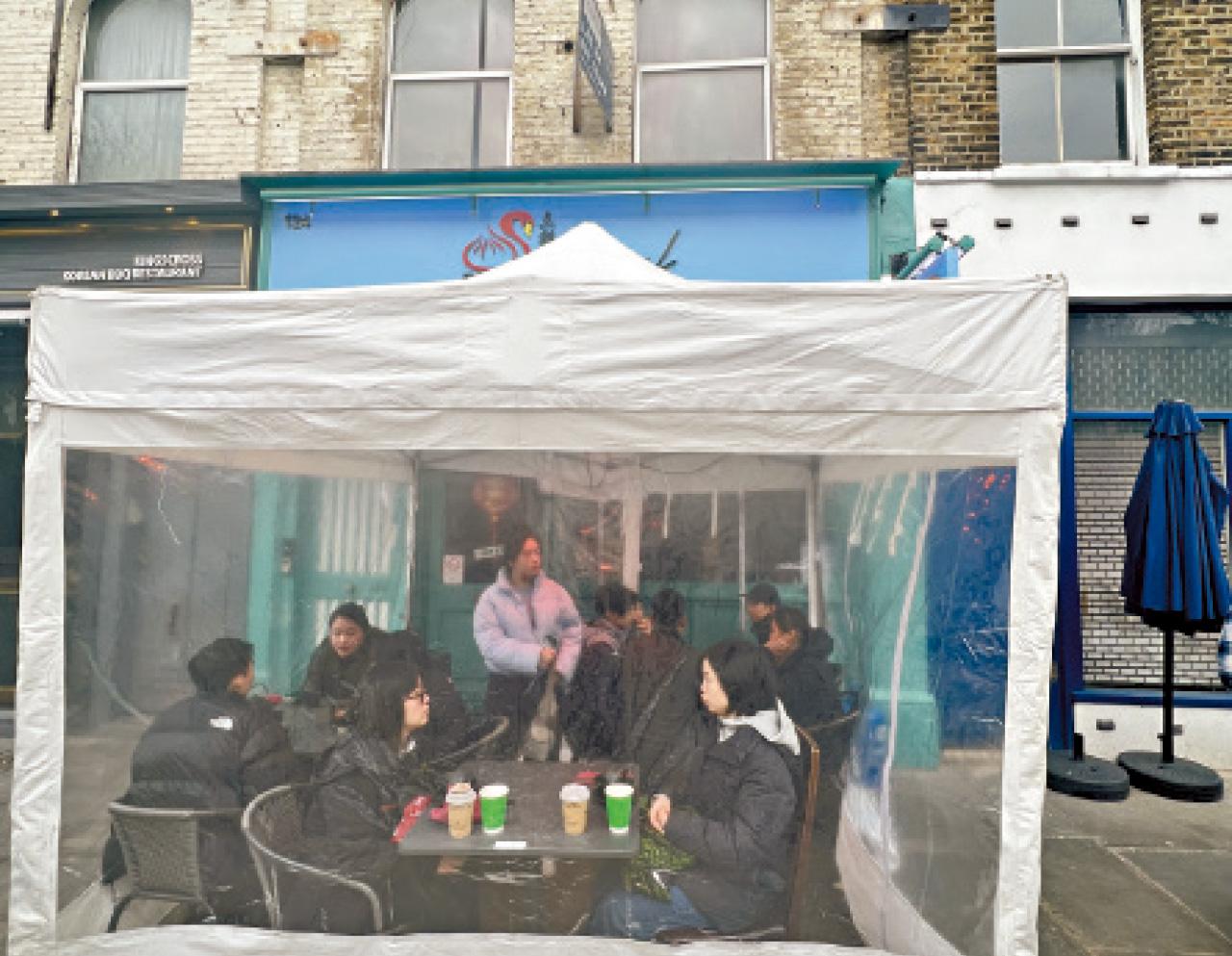 倫敦長龍點心店