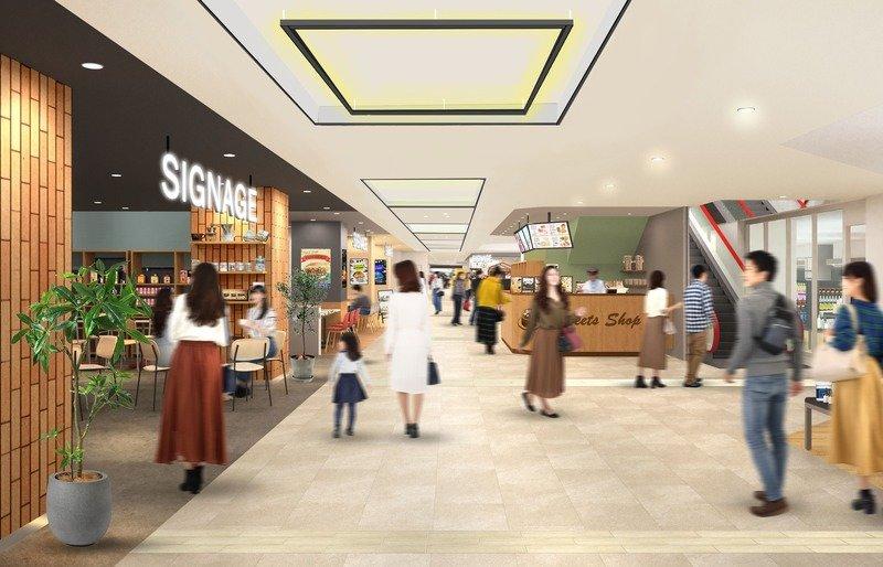 經整合後商場面積達6,700坪