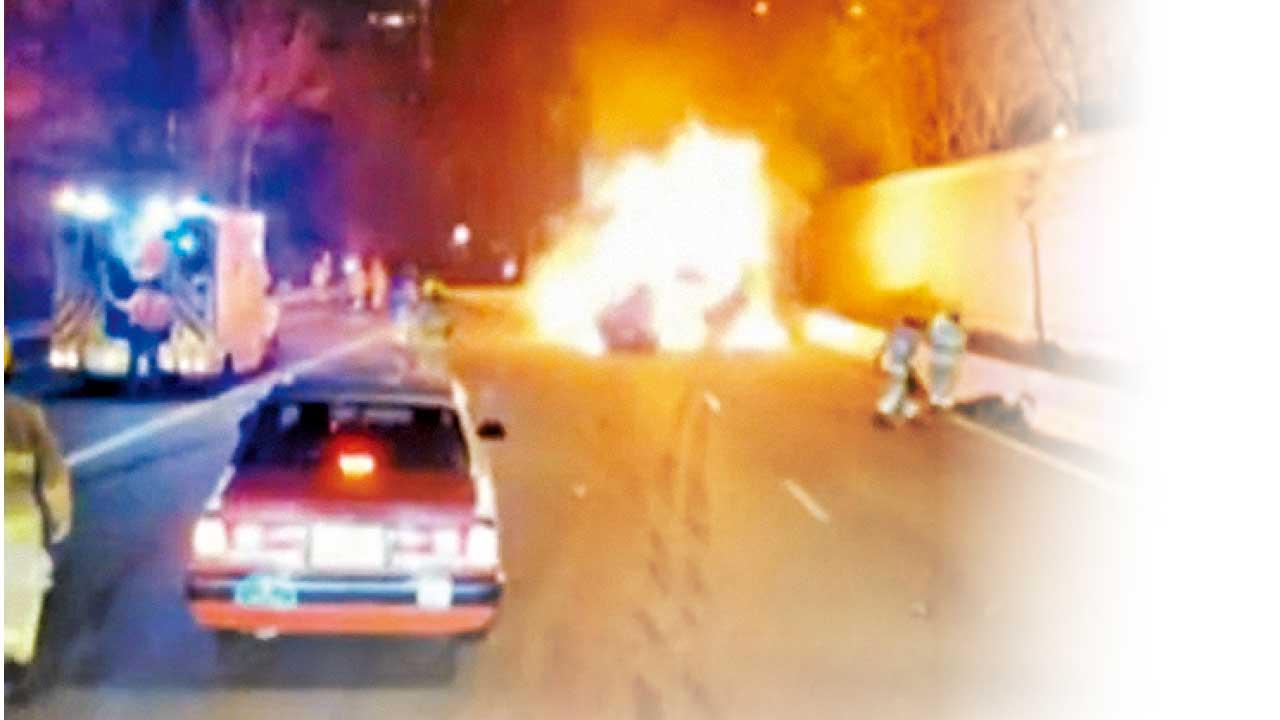 北大嶼山公路交通意外