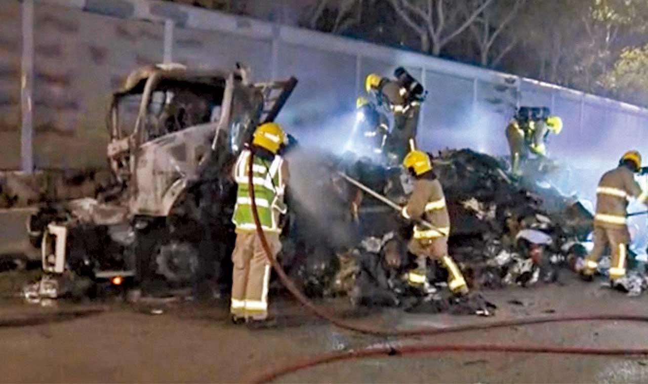 北大嶼山公路交通意外