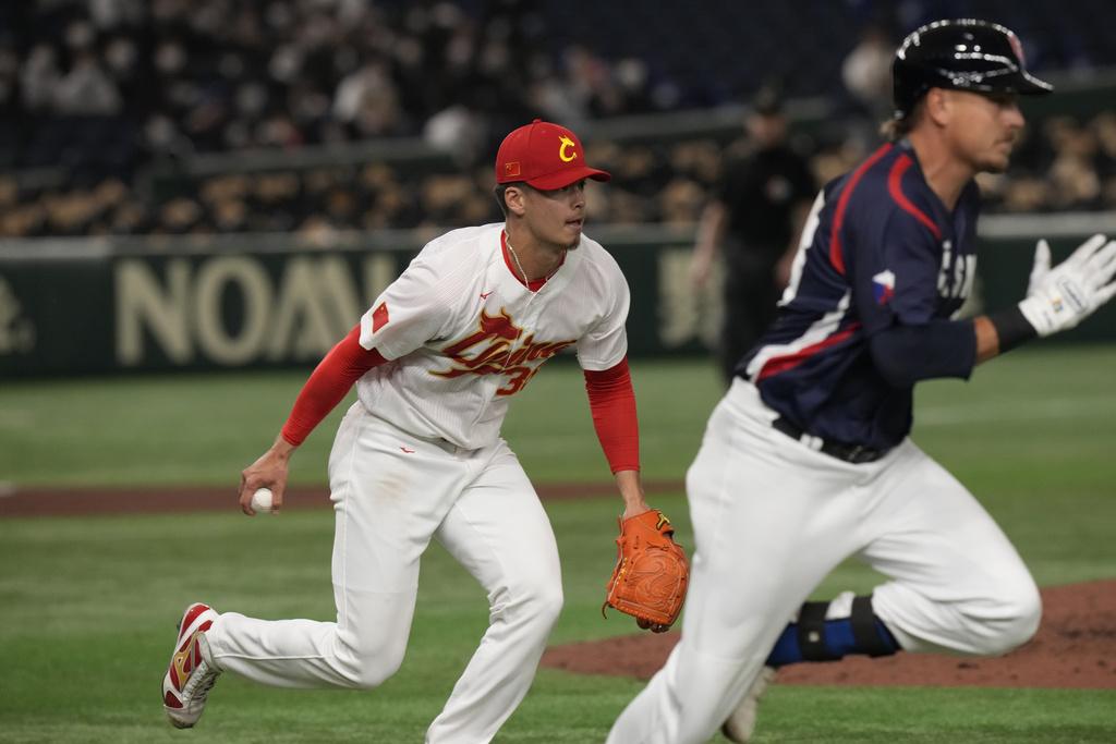 中國投手Alan Carter因為母親是中國人而取得中國代表資格。(美聯社)