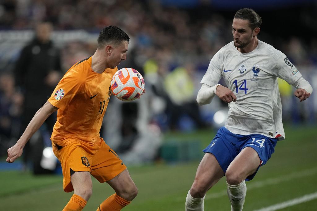 歐國外|新隊長麥巴比梅開二度 助法國大炒荷蘭4:0 (美聯社)