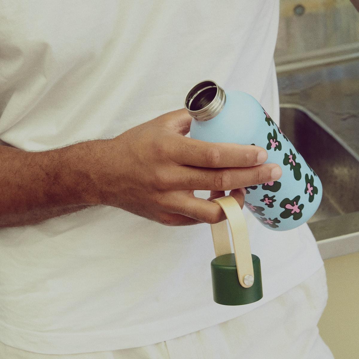 IKEA x Marimekko BASTUA 不銹鋼水瓶 $129.9