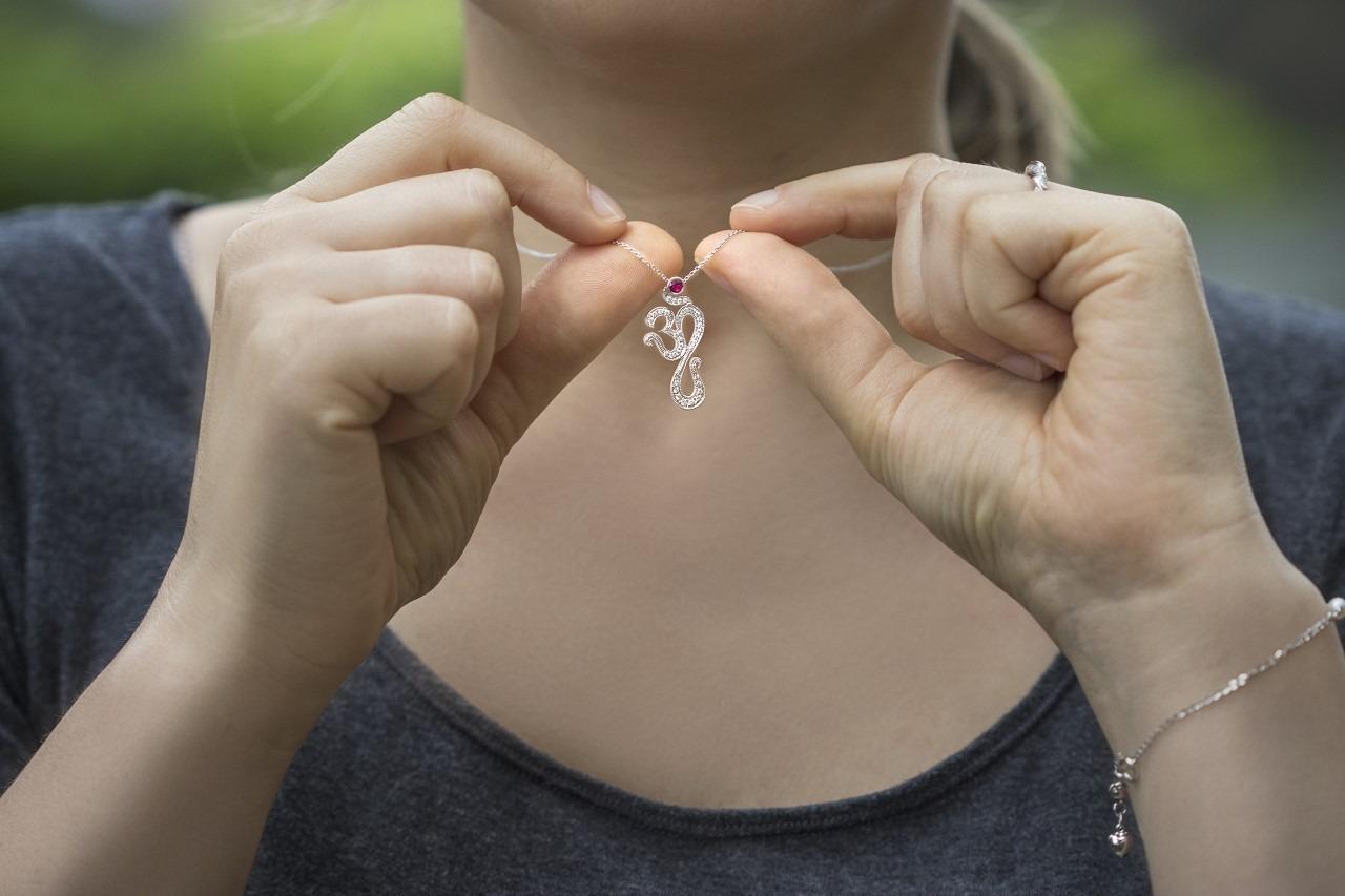 Blessing Aum necklace