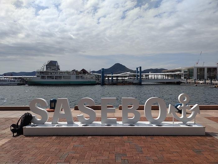 日本青年花約一個月從京都步行到佐世保。(Twitter圖片)