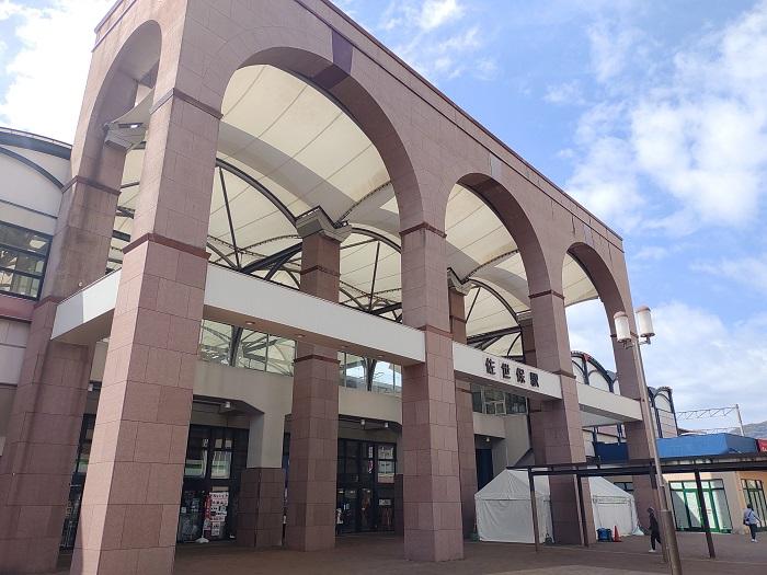 日本青年花約一個月從京都步行到佐世保。(Twitter圖片)