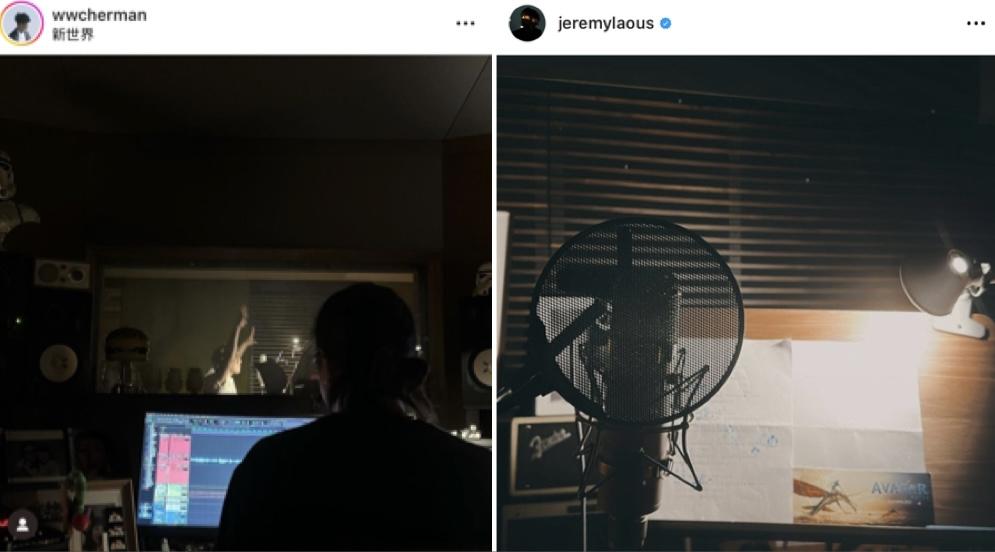 Jer錄音時放著電影《阿凡達》的紀念戲票,錄音過程非常投入。