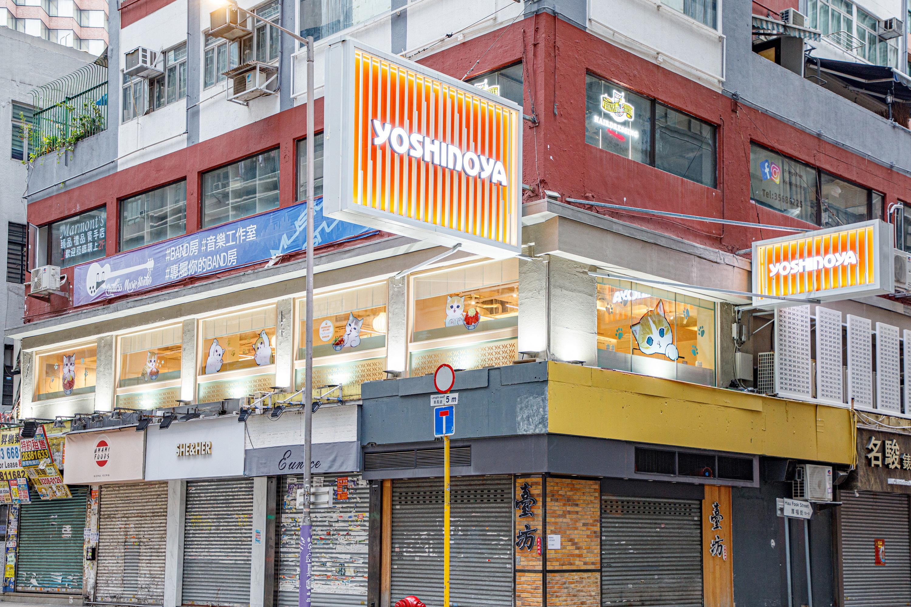 吉野家 x mofusand人氣貓貓 限定店