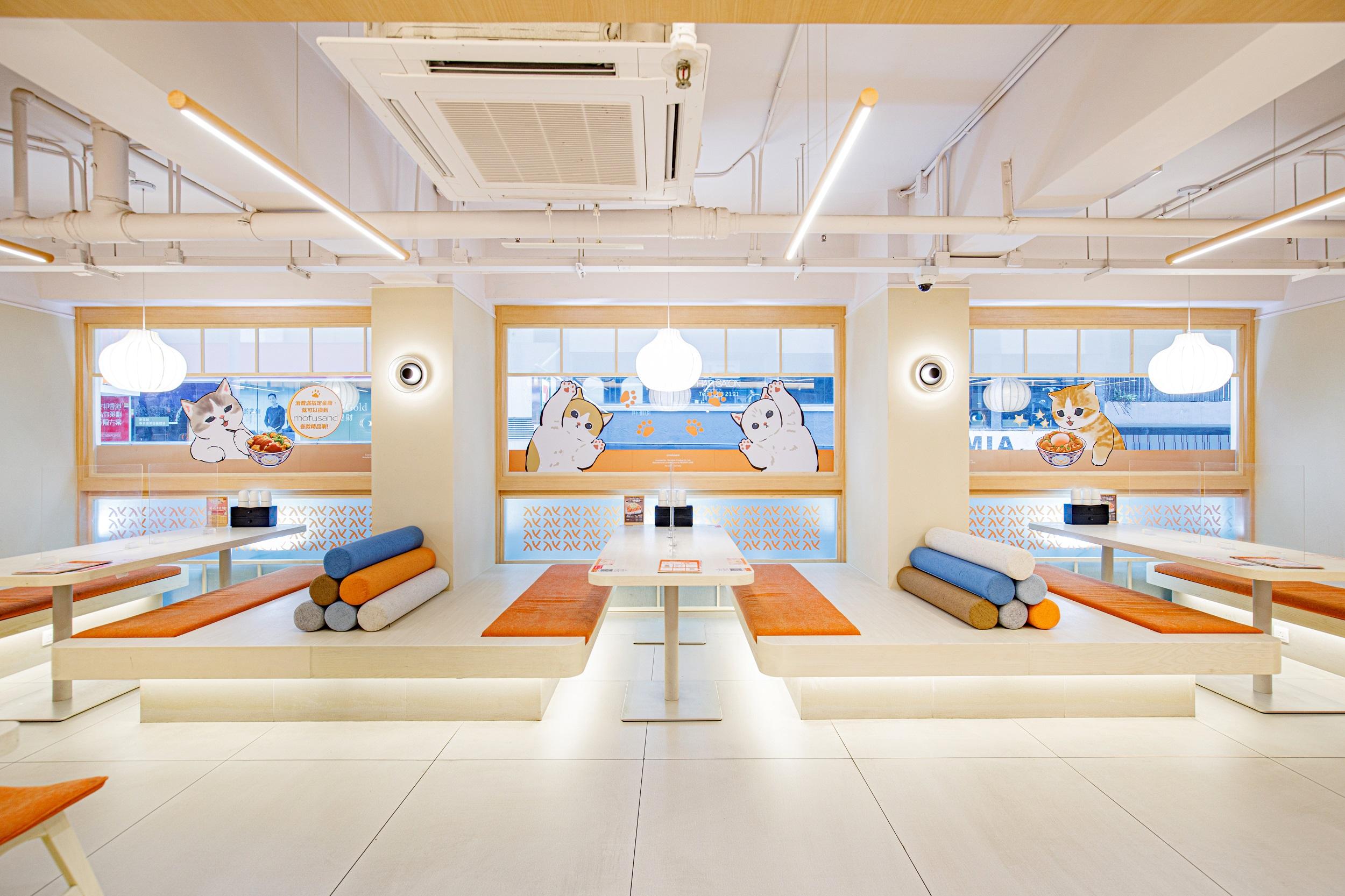 吉野家 x mofusand人氣貓貓 限定店