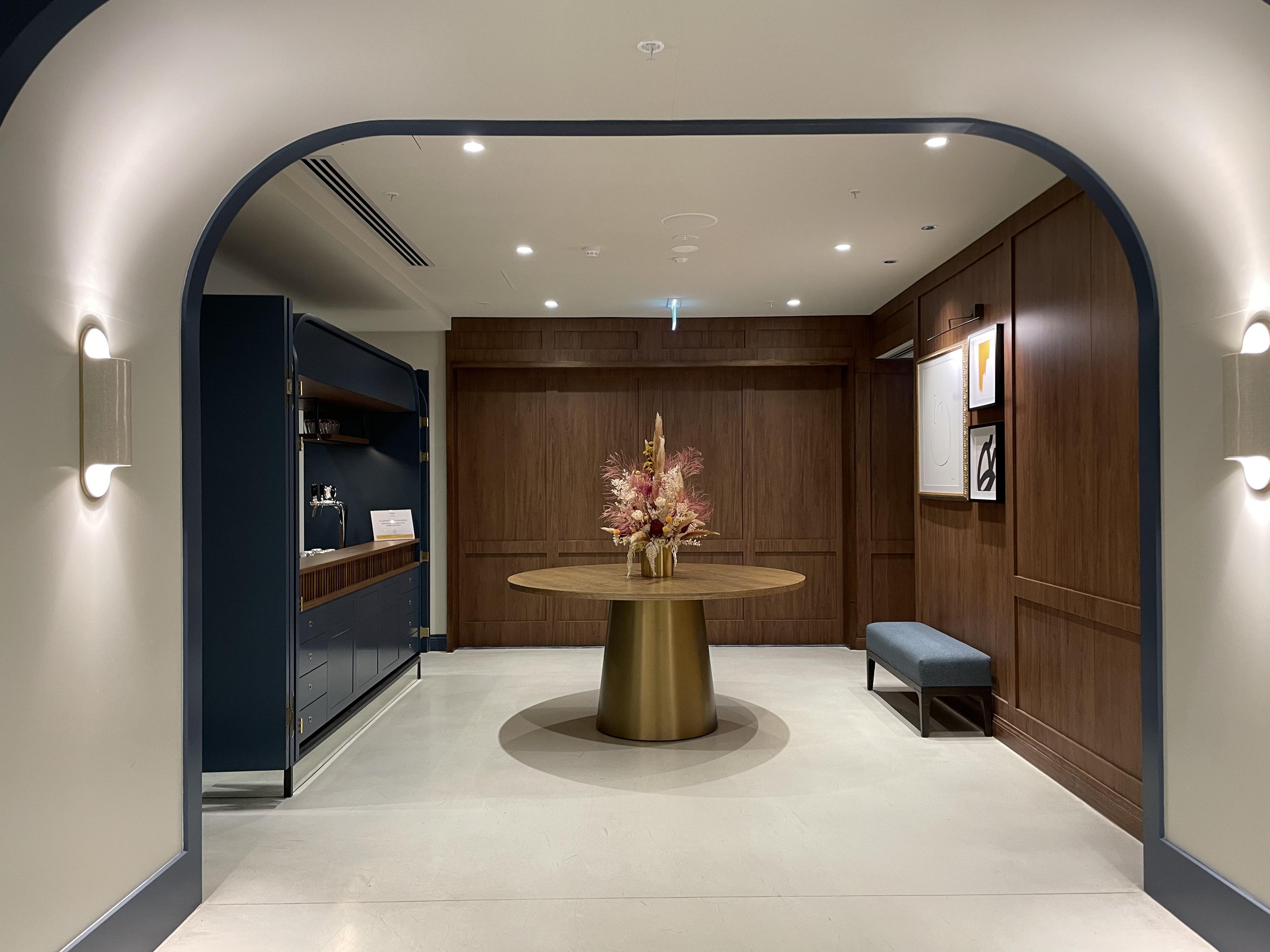 Lobby非常有設計感。