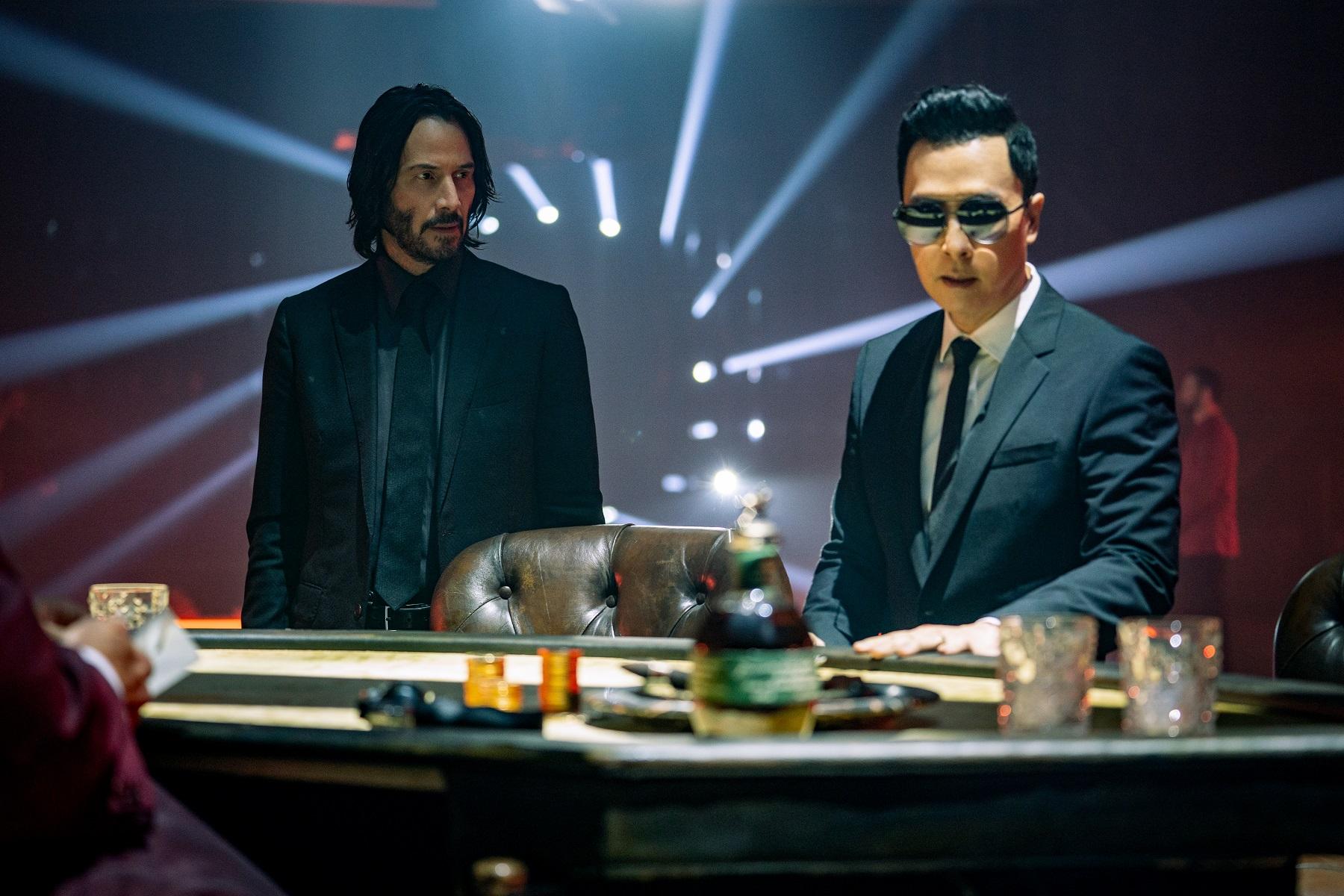 甄子丹在《殺神John Wick 4》與奇洛李維斯有不少對手戲。