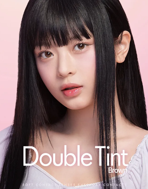 NewJeans成員Hanni戴上Double Tint #Brown