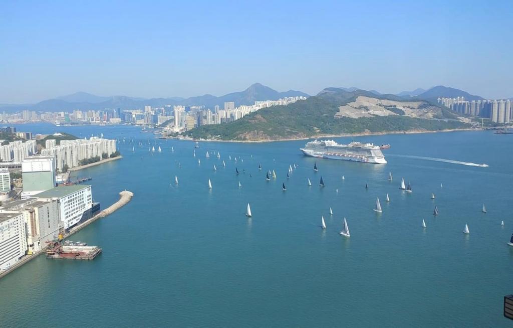 新買家睇中單位可享無遮擋海景,眺望郵輪碼頭、鯉魚門及澳南迷人景致。(代理提供)