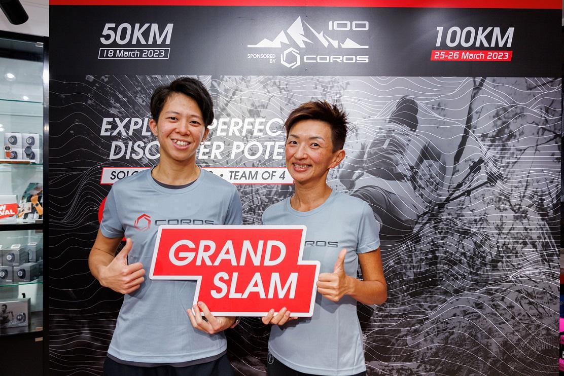 Pei Pei(左)與Lena對COROS100山賽信心十足。(大會提供)