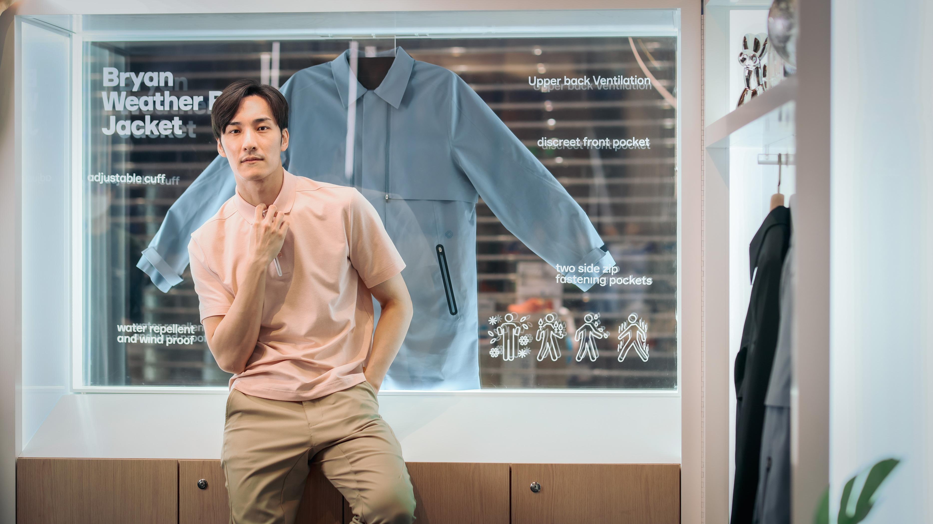 ROAM George Polo恤衫:扁機編織以成的衣領堅挺不易變形,加上恤衫採用輕盈涼感的冰爽面料和背部清涼的鐳射打孔,悶熱天氣下仍無減瀟灑氣質。