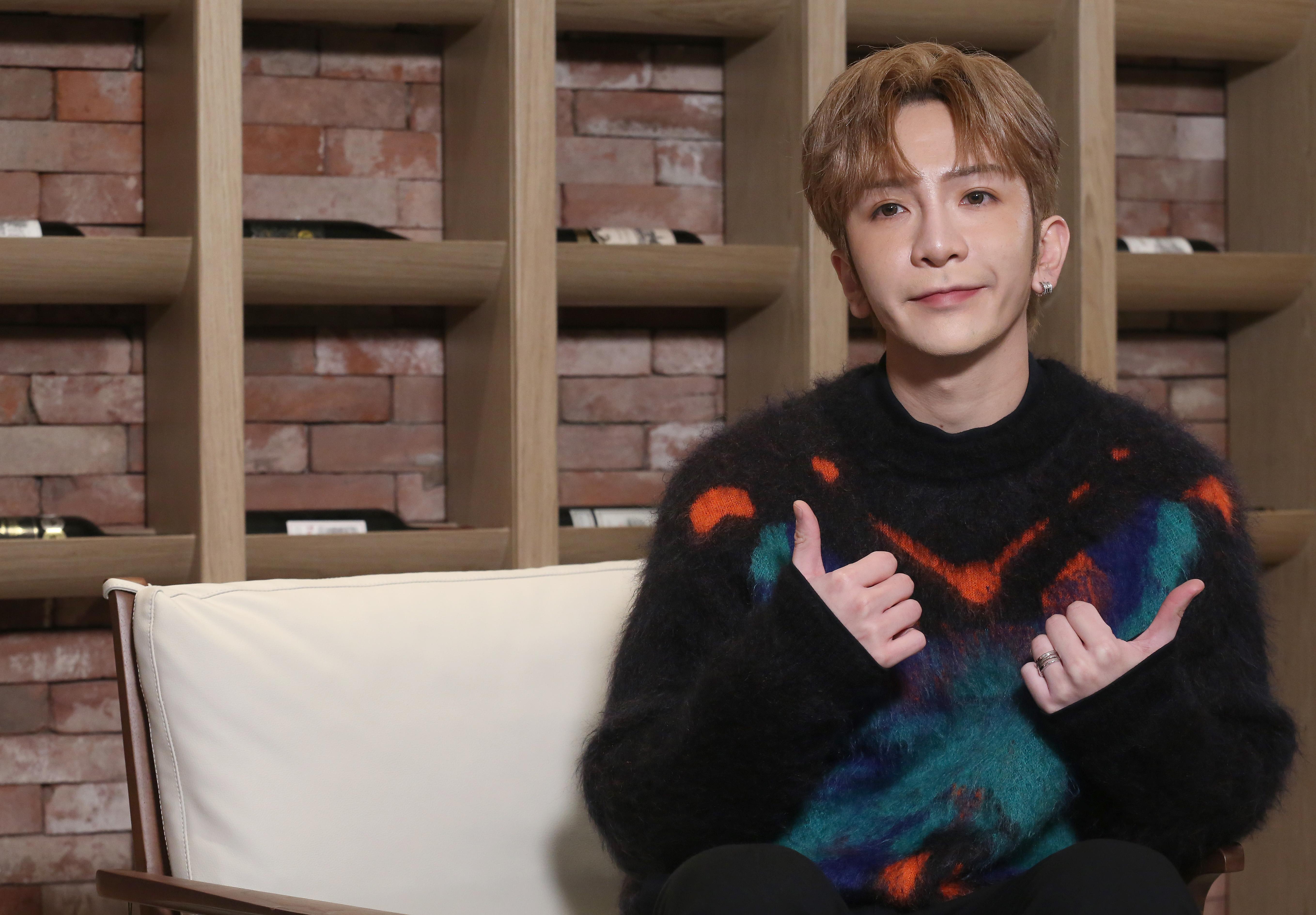 Anson Lo解釋早前出席活動暈倒的原因。(董立華攝)