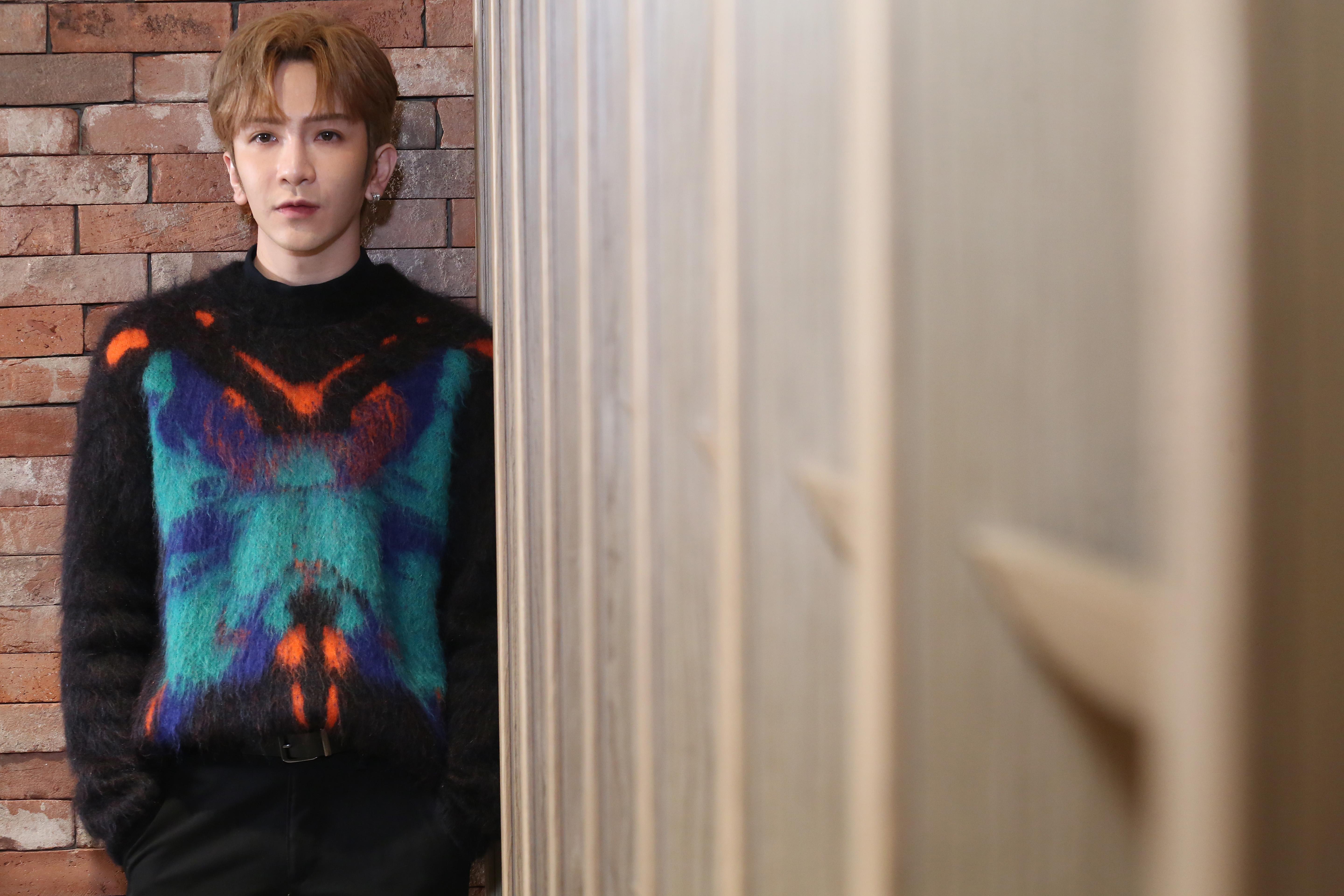 Anson Lo表示入行愈久,面對壓力愈大,近兩年更覺活得開心最緊要。(董立華攝)