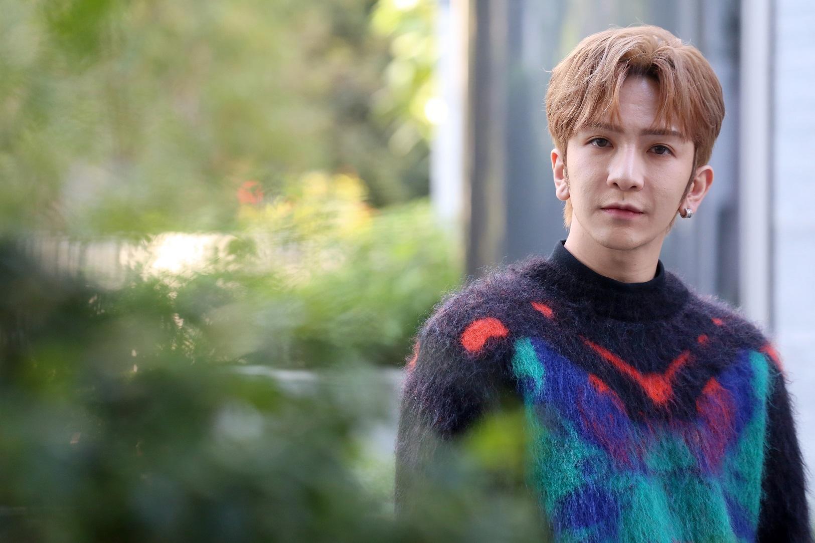 Anson Lo推出跳唱快歌《Money》。(董立華攝)