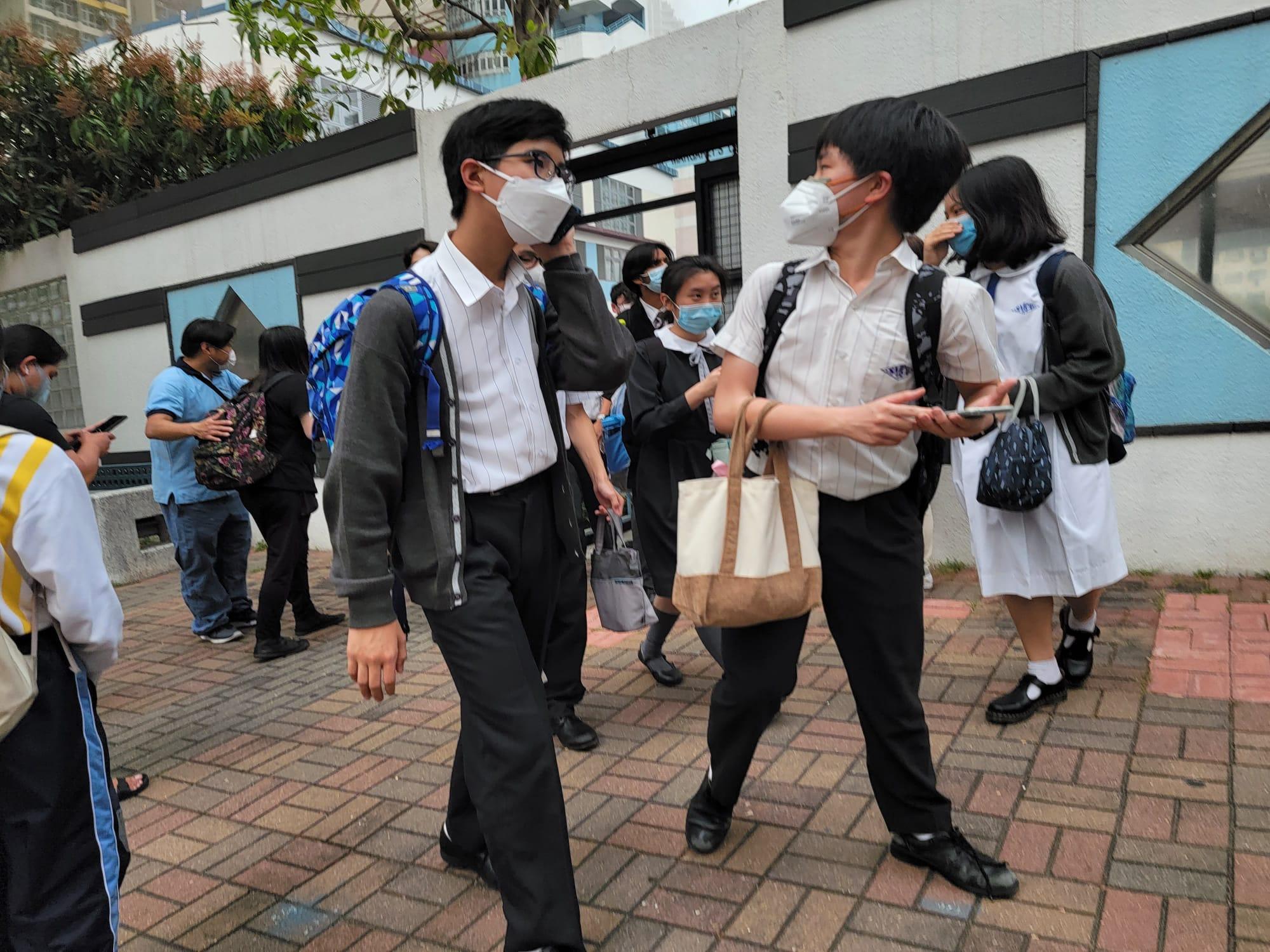 現場附近兩間學校需要疏散