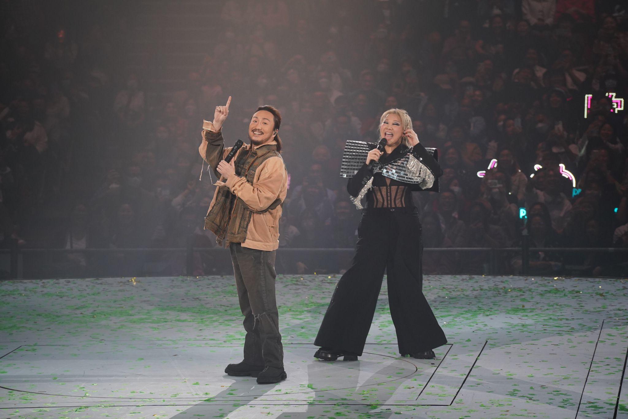 昨晚邀請了鄭中基擔任表演嘉賓