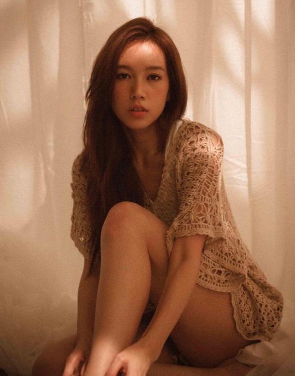 現年38歲的傅嘉莉,擁有八份一德國血統,早年以模特兒身份入行。(傅嘉莉ig相片)