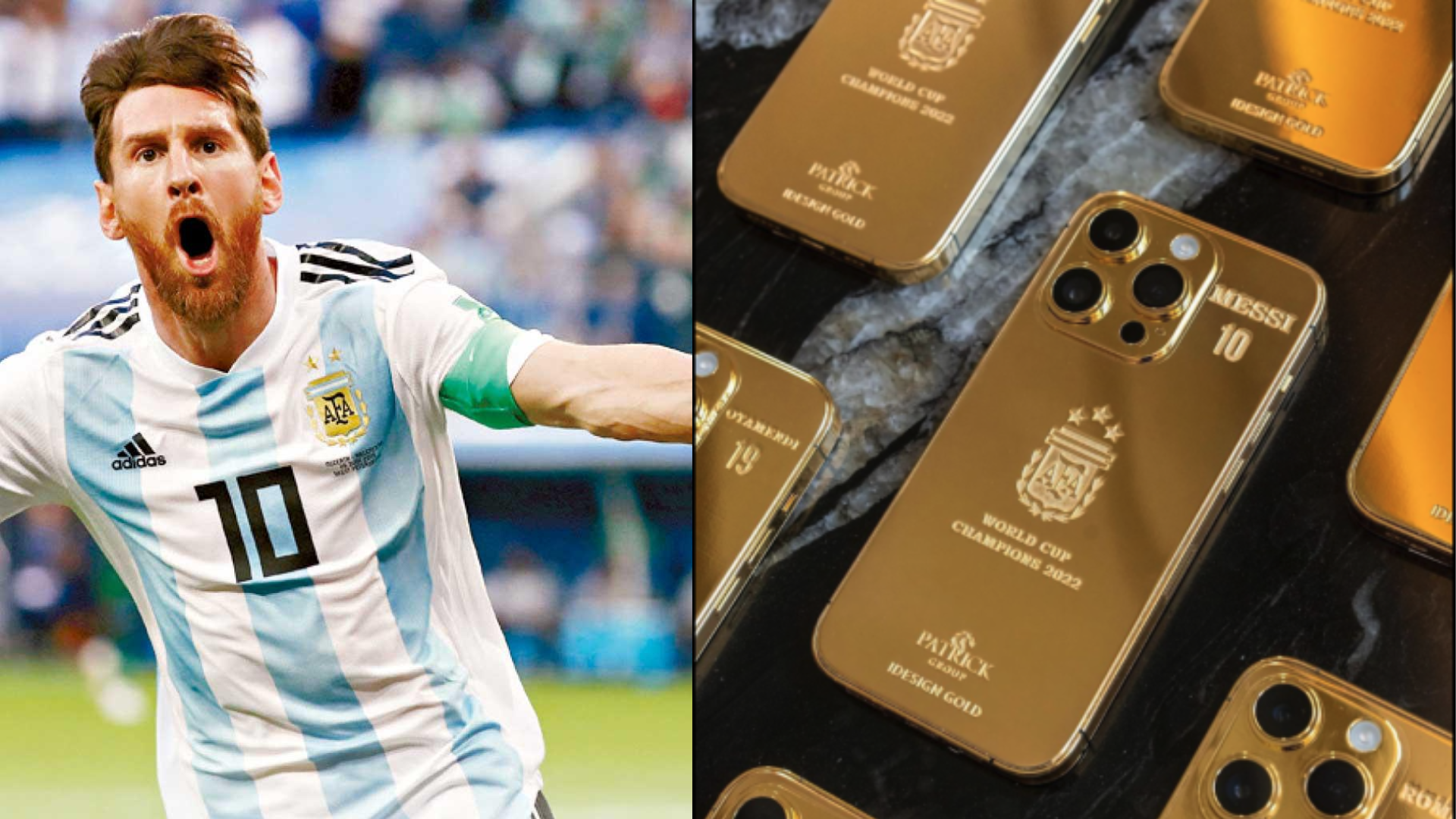 美斯世界盃封王,為慶祝勝利豪花165萬訂造這呢樣嘢送贈隊友。(資料圖片)