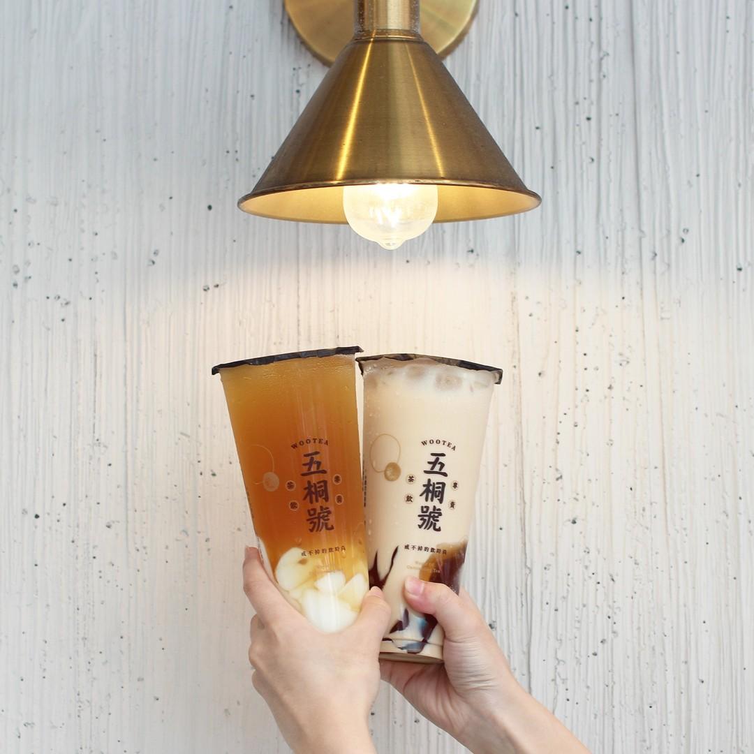 五桐號人氣茶飲是加入台灣古早味「米漿」的款式。(ig @wooteatw)