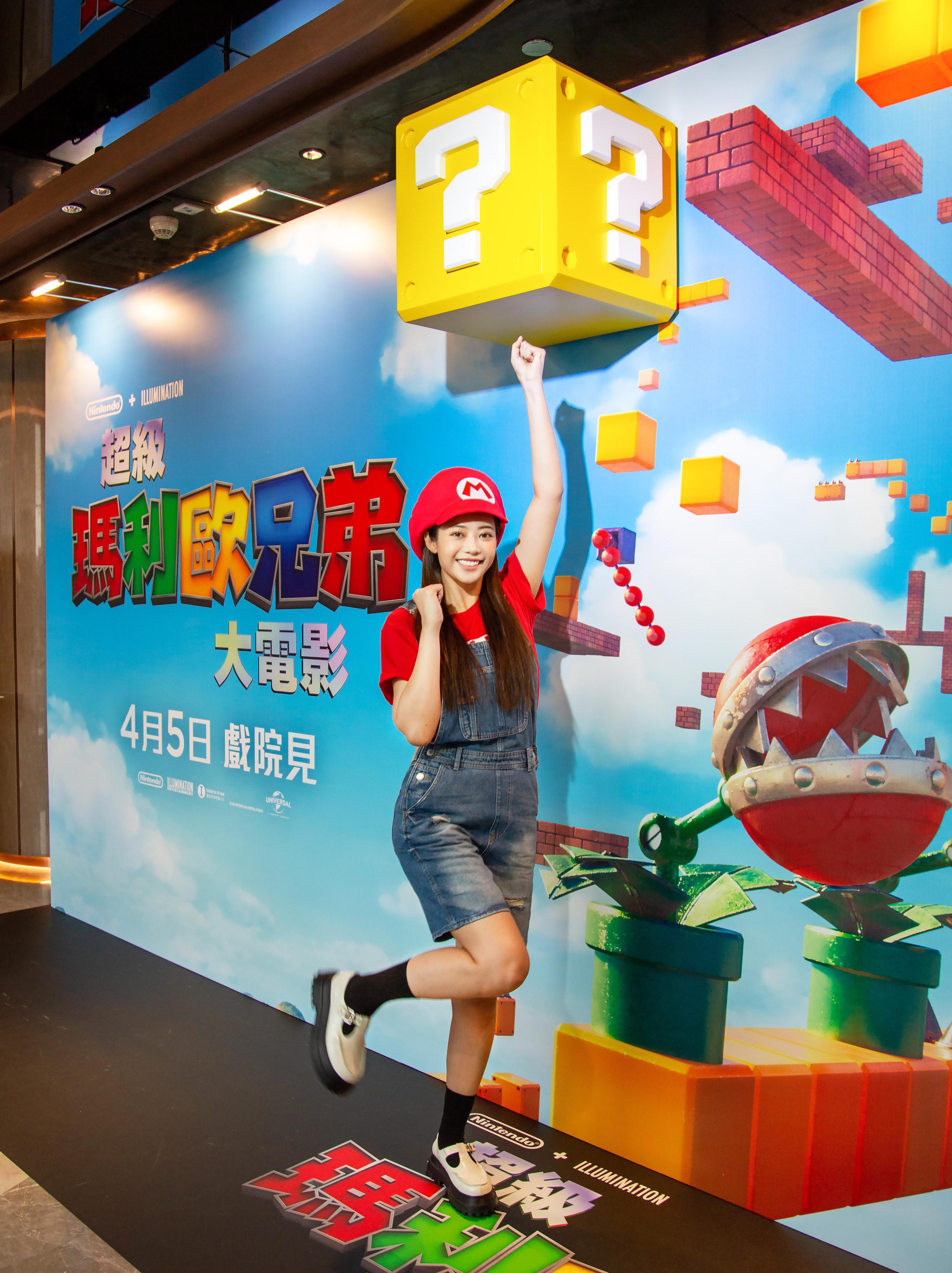 英皇戲院由4月5日起,於尖沙咀iSQUARE戲院打造「《超級瑪利歐兄弟大電影》主題打卡位」。