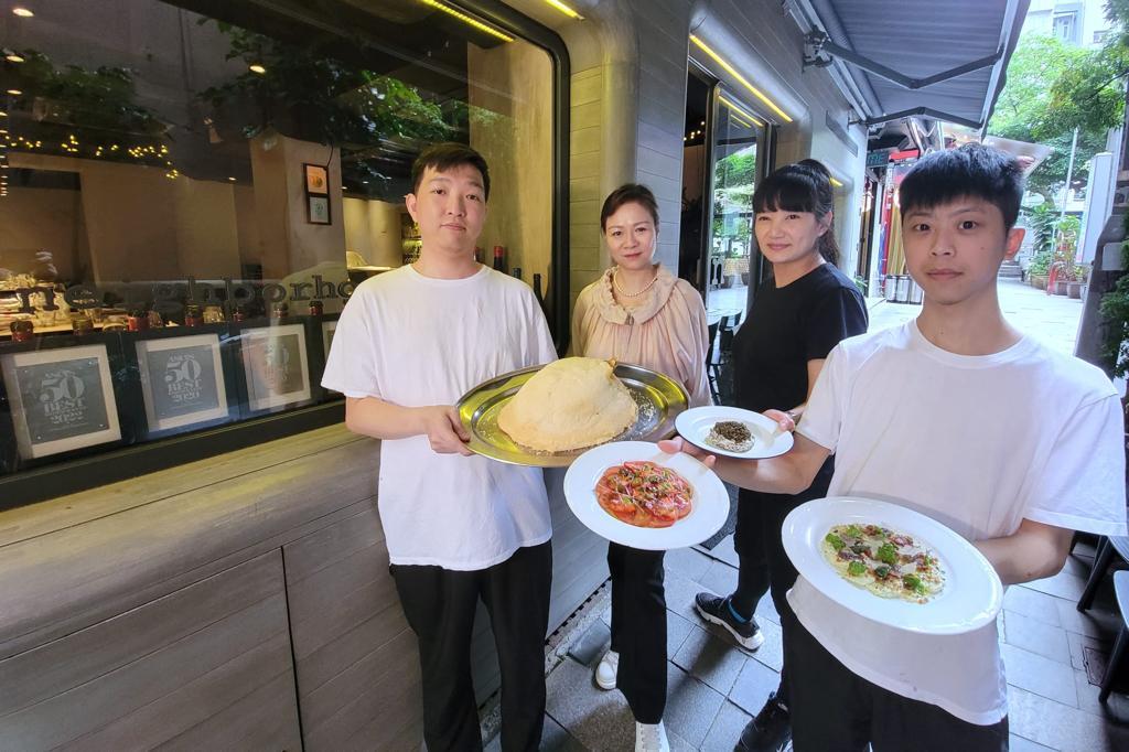 剛摘下米芝蓮一星榮譽的Neighborhood。(林俊源攝)