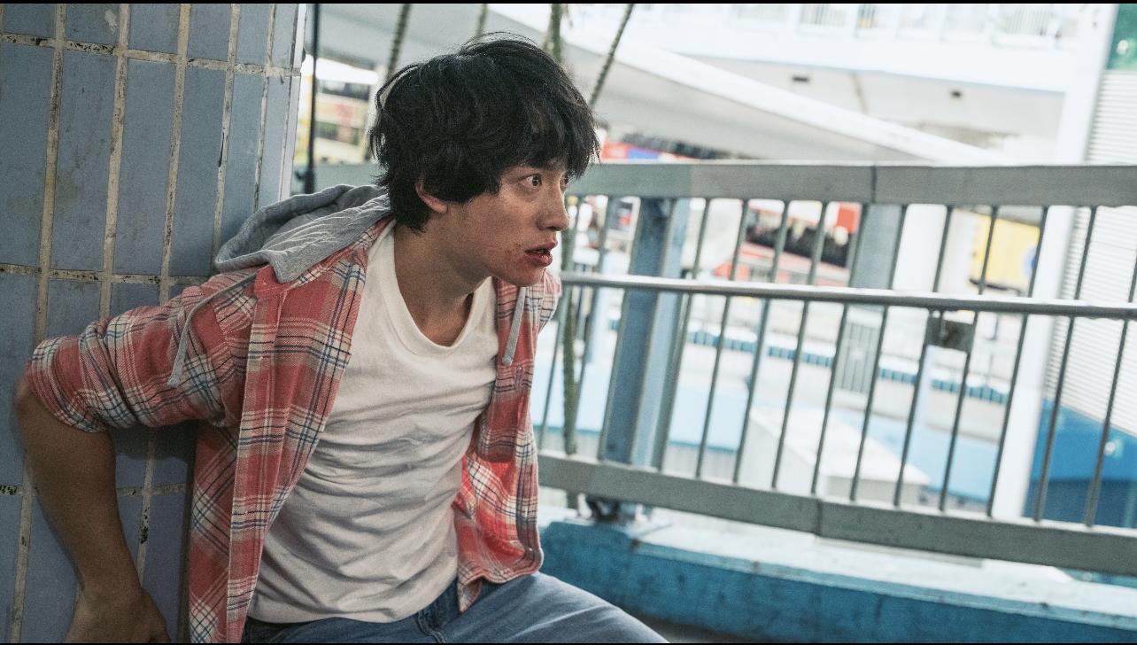 劉俊謙在《失衡凶間之罪與殺》初次拍打戲。