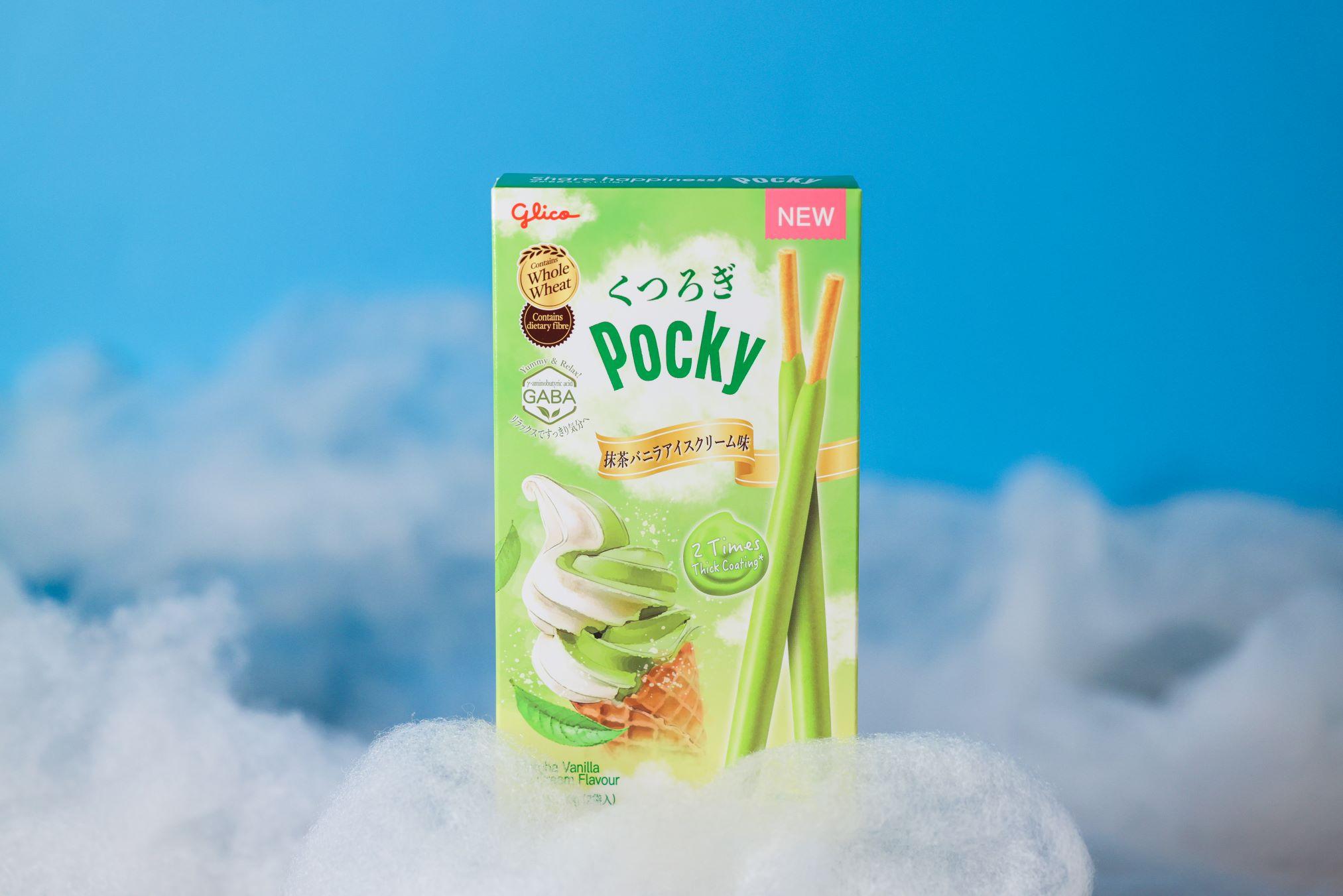 女生必試「抹茶雲呢拿雪糕味餅乾條」雲朵Pocky