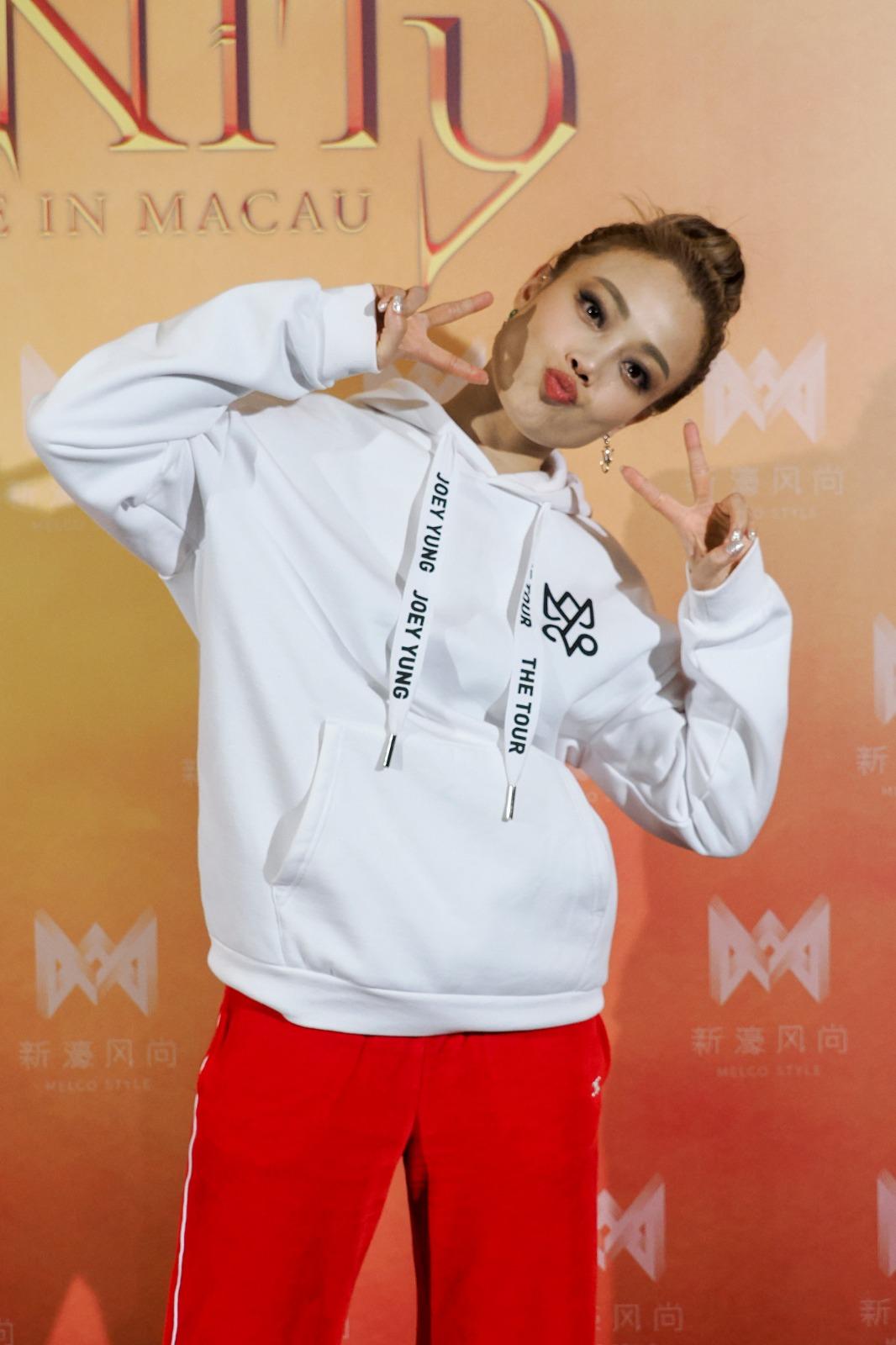容祖兒相隔3年再於澳門開騷,心情興奮又緊張。