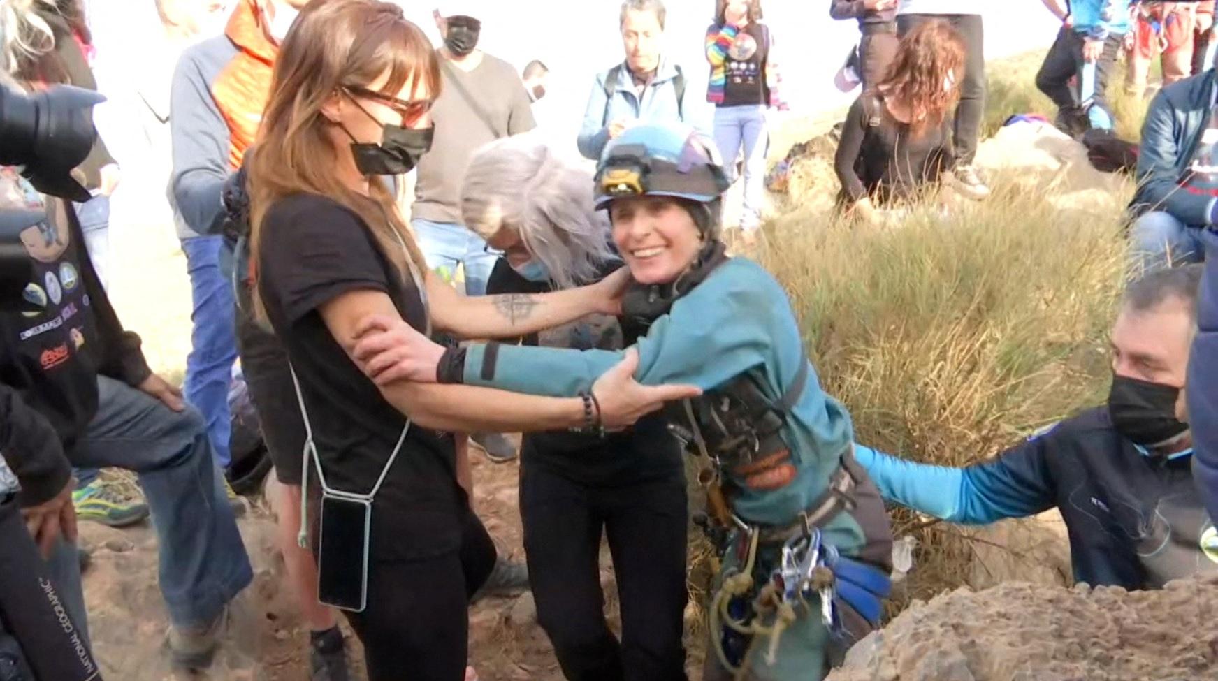 弗拉米尼上周五重返地面。(路透社)