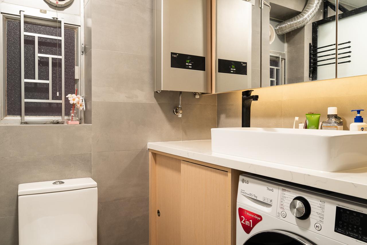 淺木色配搭白色 日式設計風