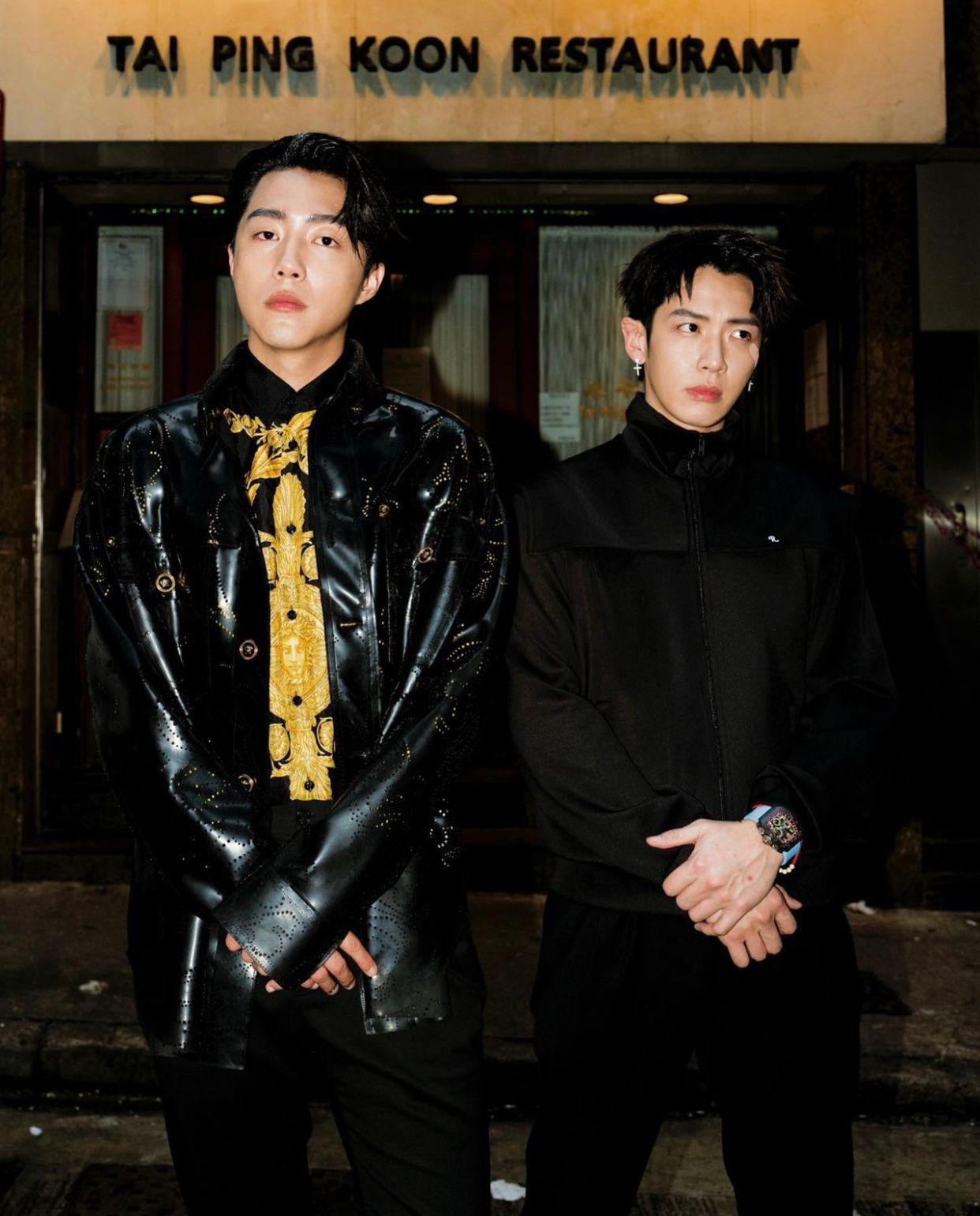 蔡凡熙孖柯震東在港街頭影靚相