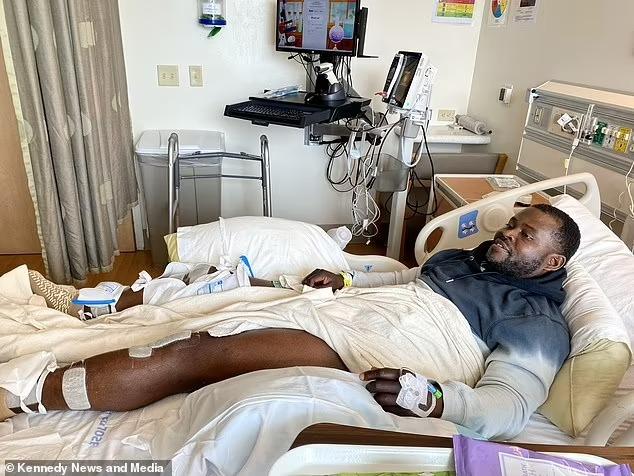 Gibson興奮的表示,雖然還是有許多比他高的人,但是他從此不會再為身高感到自卑。(Twitter)