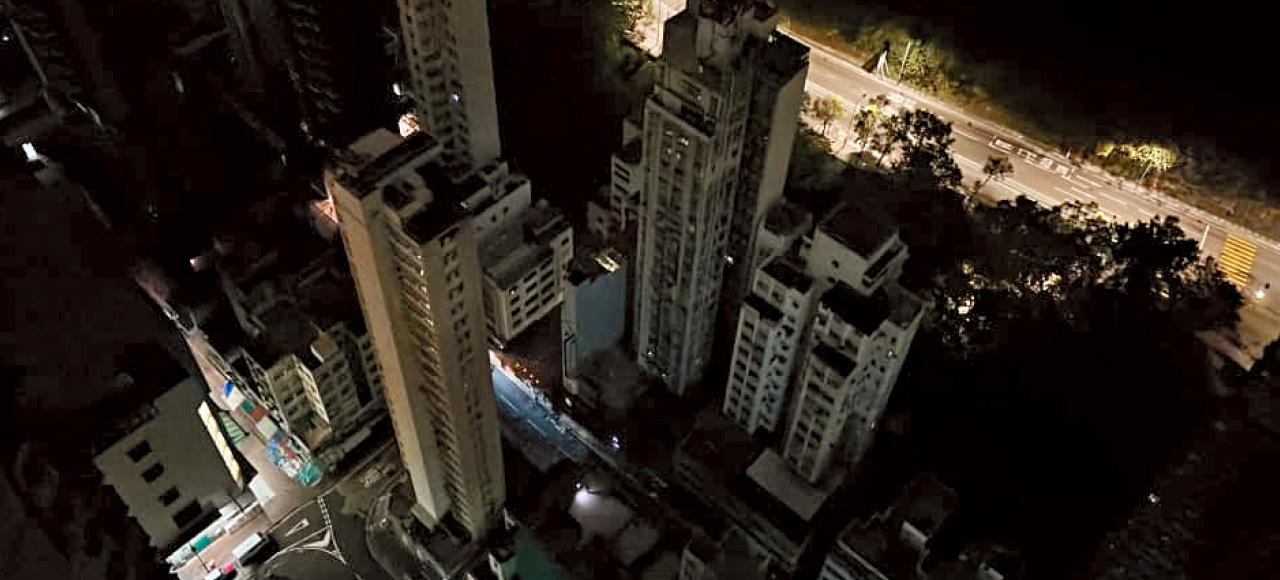 港島大停電 鴨脷洲大街