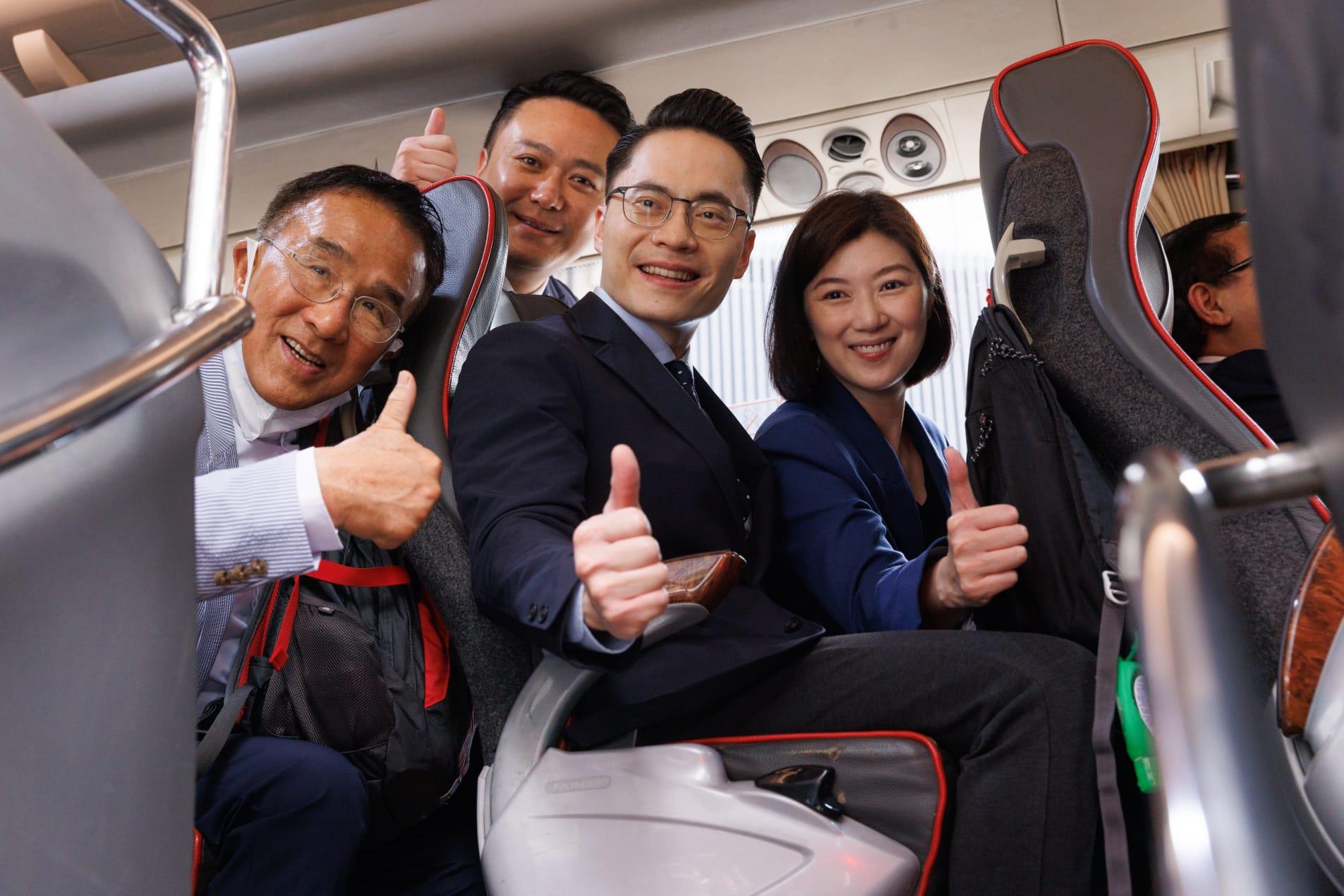 李家超今日率領官員立法會議員訪大灣區4日。(蘇文傑攝)