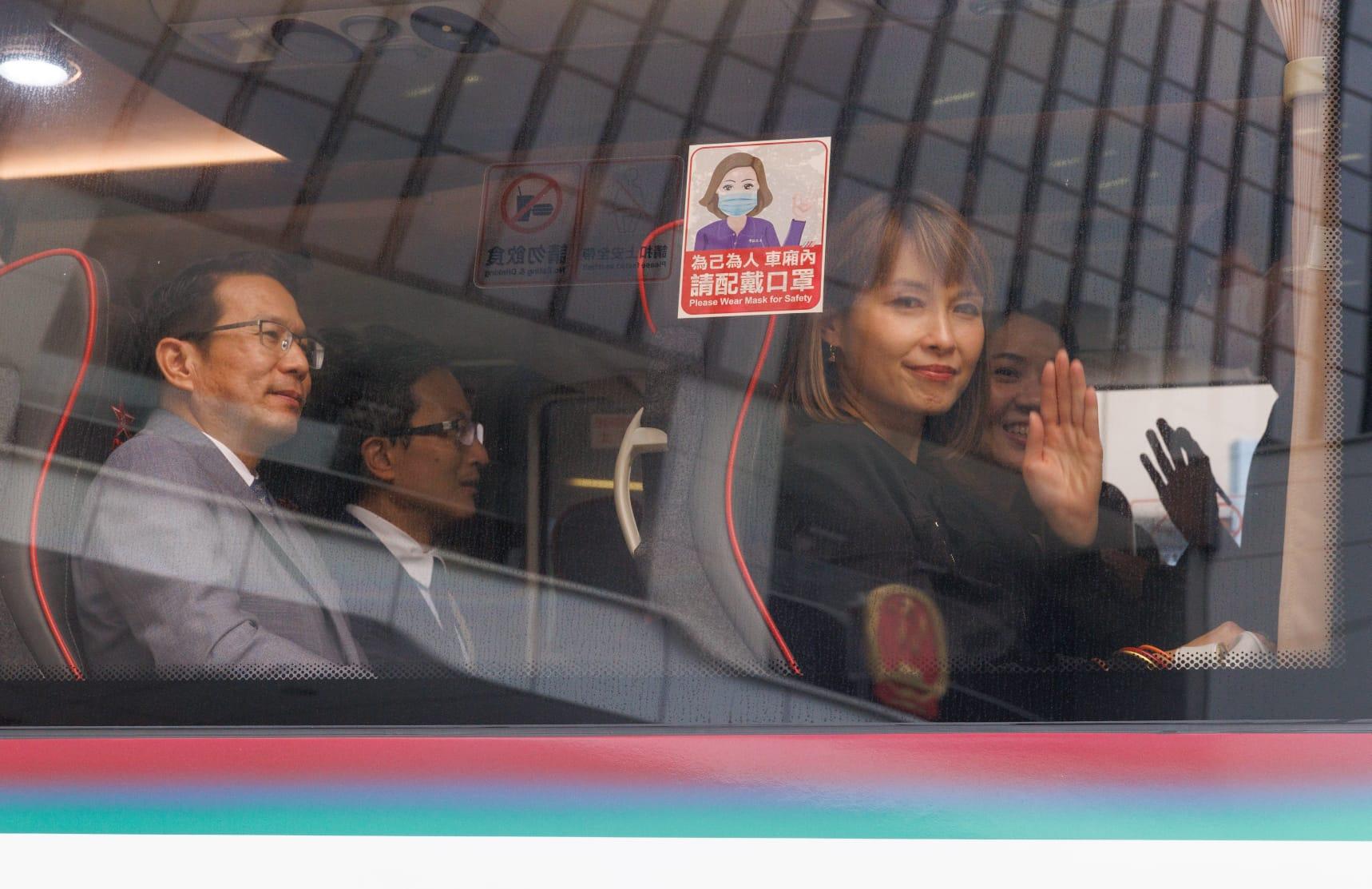 李家超今日率領官員立法會議員訪大灣區4日。(蘇文傑攝)