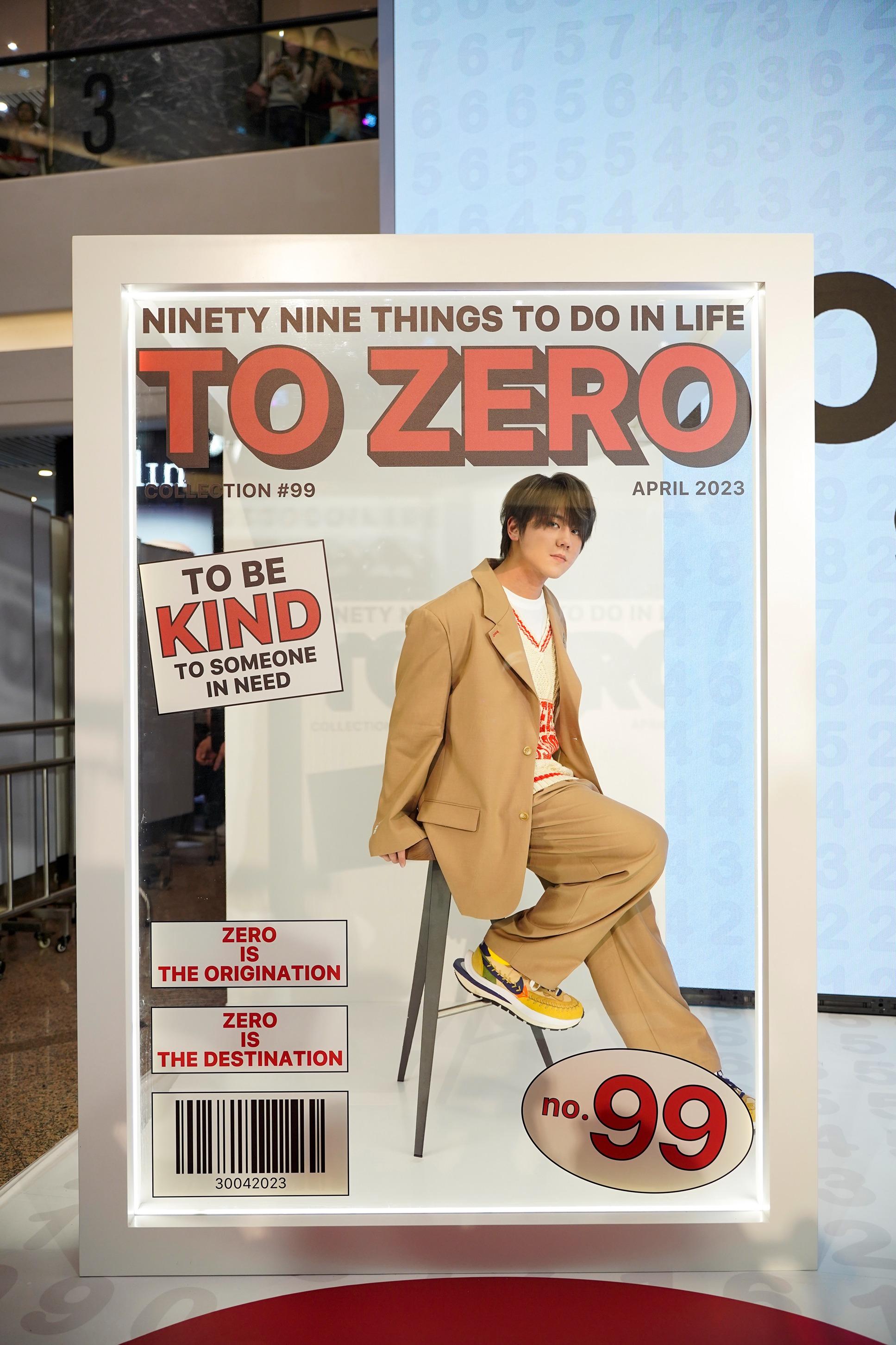 姜濤親身到銅鑼灣時代廣場出席《TO ZERO》「一日限定」活動。