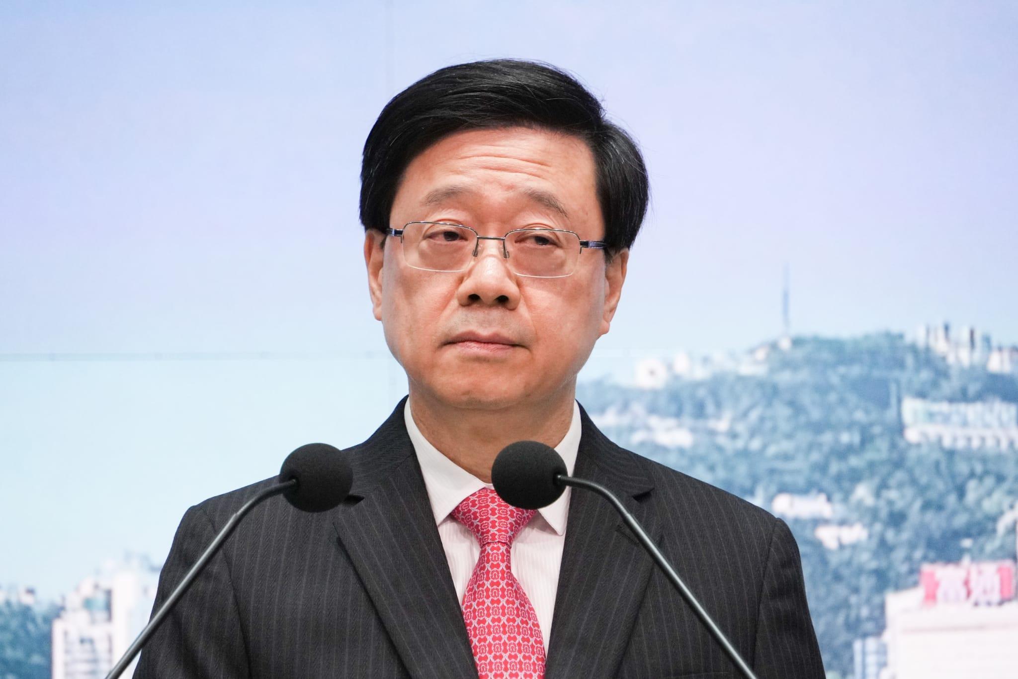 李家超指,警務處處長在《公安條例》下有明確責任,包括需要考慮國安等因素,決定是否發出不反對通知書。(資料圖片)