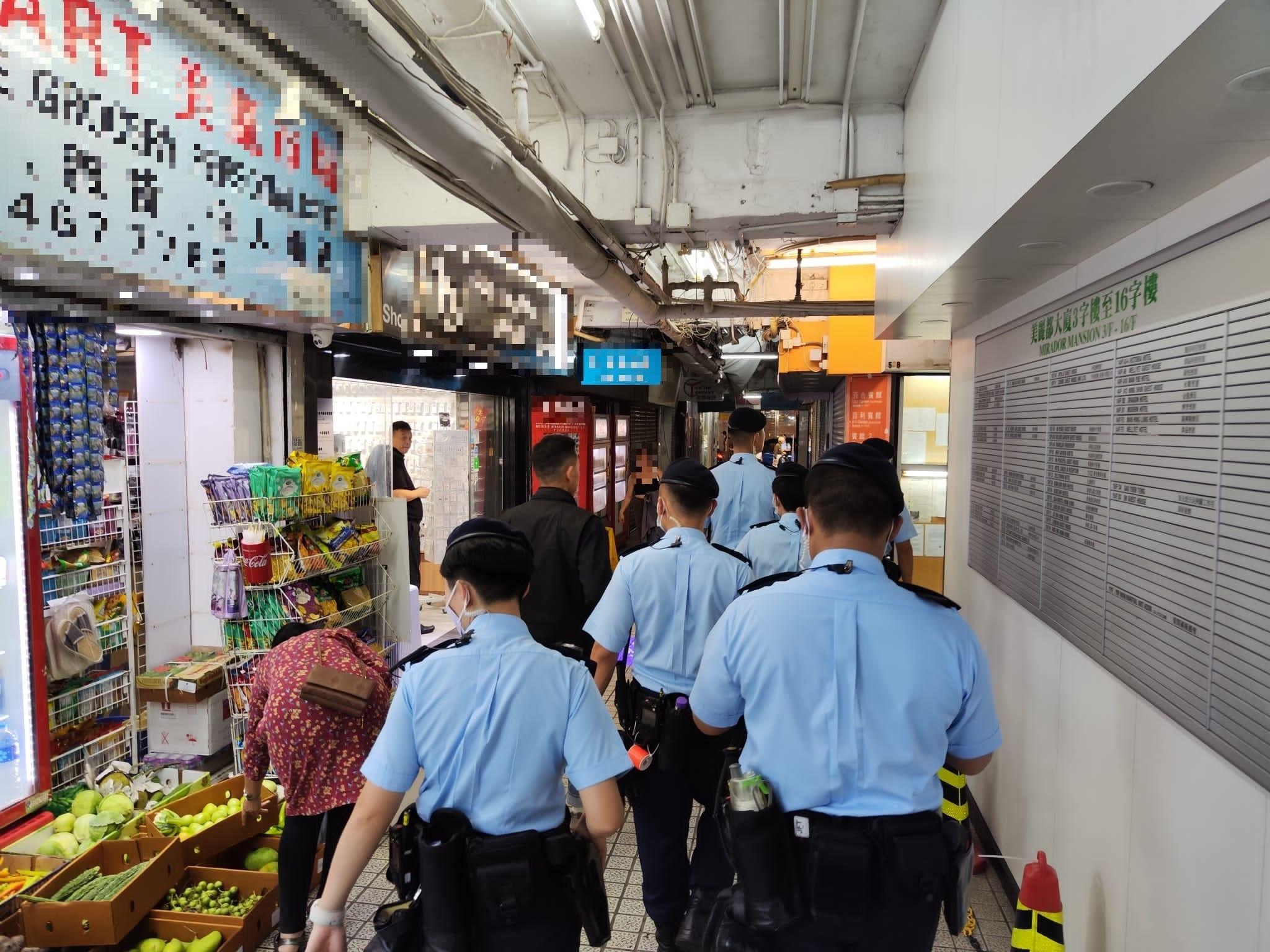 警一連3日全港反罪惡行動,拘捕225人最細15歲。(警方圖片)