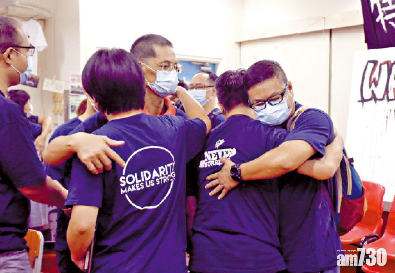 五一遊行|據報黃迺元今晨被警方帶走 並主動撤回申請。(資料圖片/林俊源攝)